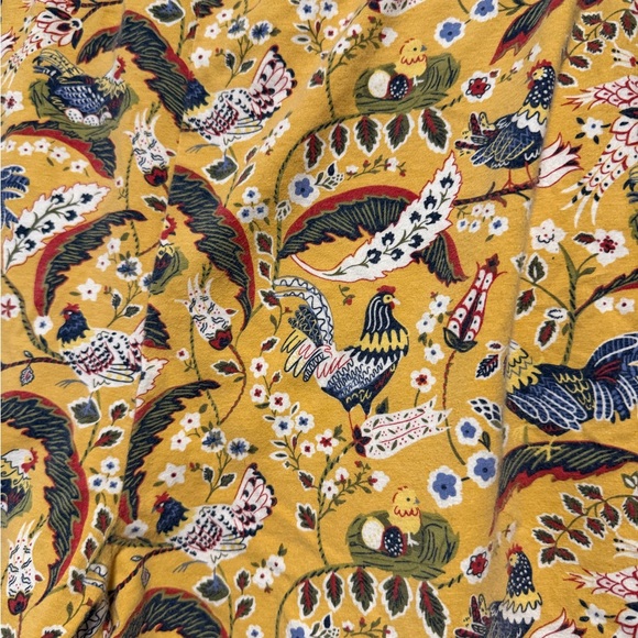 Vera Bradley Yellow Multi Floral Paisley Pajama Pants - Picture 3 of 4